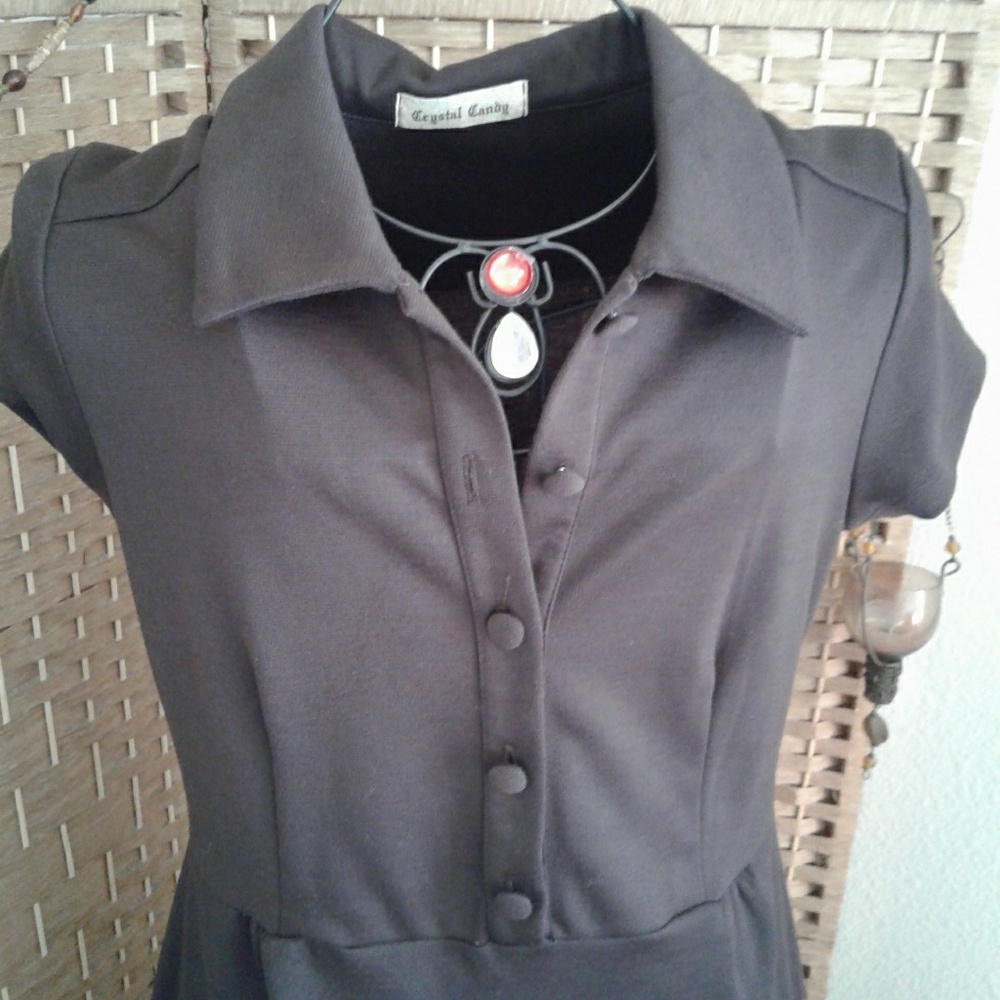 Brown business dress - Picture 3 of 3